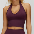 HALO Soft Sculpt Halter Top WINE