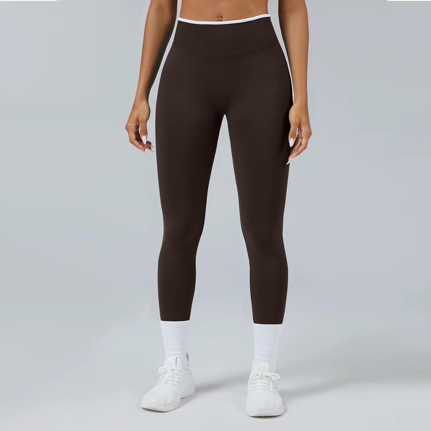 ARCÉ – Sculpt Scrunch Leggings COCOA
