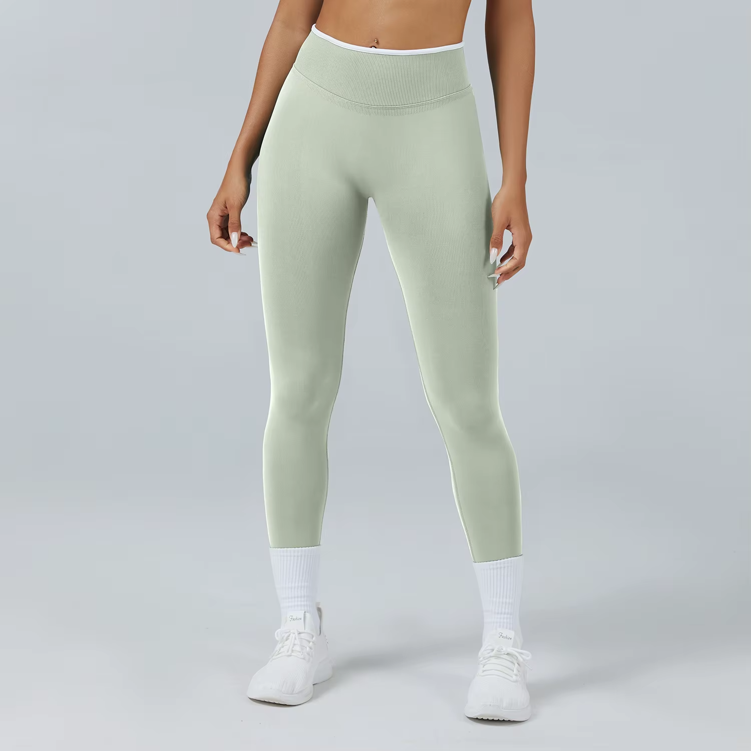 ARCÉ – Sculpt Scrunch Leggings SAGE
